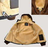 $9,450 Snow Wander L Hooded Bomber Lamb - Shearling
