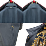 $15K QUESTI Blue Deerskin Leather Jacket 52