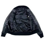 $50K HERMES Blue Crocodile & Black Lambskin Leather Bomber Jacket 48