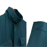 $21K Holburn Bomber Shirt M, L Stretched Virgin Wool Blackglama® Mink fur-lined