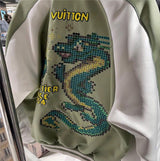 Pixelated Dragon Varsity Jacket 50 By PHARRELL WILLIAMS - Collector!