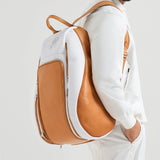 $5,100 Brunello Cucinelli Leather & Techno fabric Padel Backpack