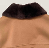 $15K Carnaby Carcoat XXL Cashmere & Castorino fur Storm System®