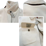$7,400 Sweater Overshirt XL Cashmere - Shearling - Suede-trim,  Snow White