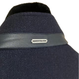 Cashmere Quilted Down Jacket 58 Removable Beaver fur Collar