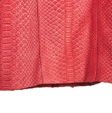 $40K BIAN 50 Python lLeather Biker Jacke- One Single Jacket in the World!