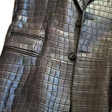 $230K HERMES Top-tier Full Crocodile Leather Blazer 48
