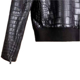$125K HERMES Crocodile Multi-Zip Black Jumper 48