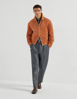 $7,100 Brunello Cucinelli M Country Suede Outerwear jacket