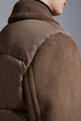 Moncler Gers Leather Down Jacket size 3 (50 IT)