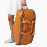 $5,500 Logo-Print Detailed Grain Leather tennis bag Backpack
