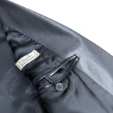 $14K HERMES Black Leather Blazer Jacket 52