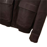 +$24K Leather BomberJacket XL Mink fur lining