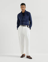$7,300 Brunello Cucinelli M Suede Overshirt