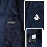 $10K Blazer Calfskin 56 Navy Blue