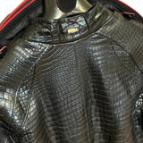 $125K IODE Black Crocodile Porosus Jacket 52