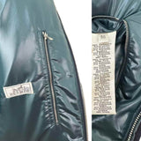 Cashmere Quilted Puffer Bomber Jacket Down 50 - Concealed Hood