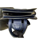 $100K Hermes CityBack 27 Bleu Alligator Backpack