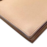 $10,700 HERMES Sac a depeches light 1-37 briefcase Gold Togo calfskin