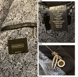 Cashmere Quilted Down Jacket 58 Removable Beaver fur Collar