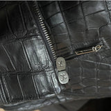 $140K STEFANO RICCI  Crocodile Leather Jacket 52