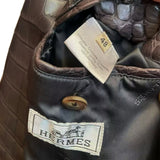 $230K HERMES Top-tier Full Crocodile Leather Blazer 48