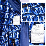 $13K NAJA 54, 56  Calf Suede Jacket,  Blue Horizon