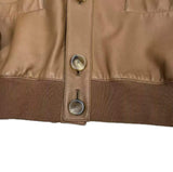 +$12K HERMES Cardigan Leather Sweater 48
