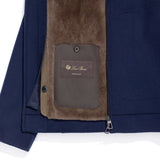 $20K Loro Piana S Hyde Park Bomber Baby Cashmere Double Mink fur removable