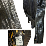 $160K ILDAN Black Crocodile Porosus Jacket 58