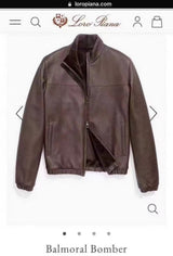 $17,350 Balmoral Bomber XS Deerskin  Mink fur-lined