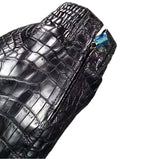 $195K ZILLI 54 FURTIF Crocodile Porosus Black Jacket Ermine Fur liming
