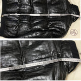 $300K HERMES Crocodile Pororus Jacket 50 detachable Ermine fur lining