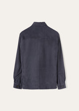 $5,825 Overshirt Kidskin Suede 48