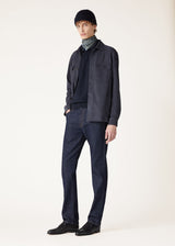 $5,825 Overshirt Kidskin Suede 48