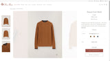 $9,050  Tunari Crew Neck 54 Vicuna