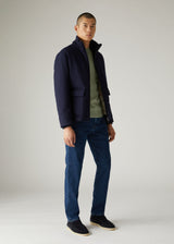 $15K Catay Bomber M Vicuna The Blend Quilted Jacket