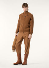$12,800 Treccia Bomber Jacket Vicuna 52, 54 - FW2025