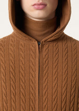 $12,800 Treccia Bomber Jacket Vicuna 52, 54 - FW2025