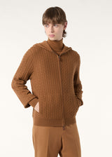 $12,800 Treccia Bomber Jacket Vicuna 52, 54 - FW2025
