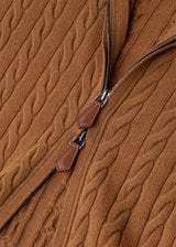 $12,800 Treccia Bomber Jacket Vicuna 52, 54 - FW2025