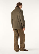 $6,850 LORO PIANA 52 Traveller Field Jacket Cashmere Storm System® Warm Tobacco Latte