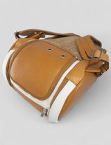 $5,100 Brunello Cucinelli Leather & Techno fabric Padel Backpack