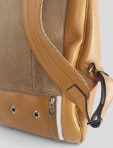 $5,100 Brunello Cucinelli Leather & Techno fabric Padel Backpack