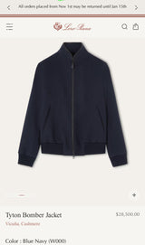 $28,500 Tyton BomberJacket Vicuna 48, 50, 52 "2026 Collection!"!