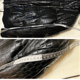 $300K HERMES Crocodile Pororus Jacket 50 detachable Ermine fur lining
