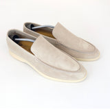 $1,830 Summer Walk Loafer Suede Pearl Lizard Trim 41, 42.5, 43, 43.5, 44, 45, 46
