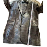 $230K HERMES 48 Top-tier Full Crocodile Leather Blazer