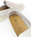 $1,830 Summer Walk Loafer Suede Pearl Lizard Trim 41, 42.5, 43, 43.5, 44, 45, 46