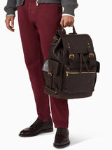 $4,900 Brunello Cucinelli Grained Calfskin Textured City Backpack